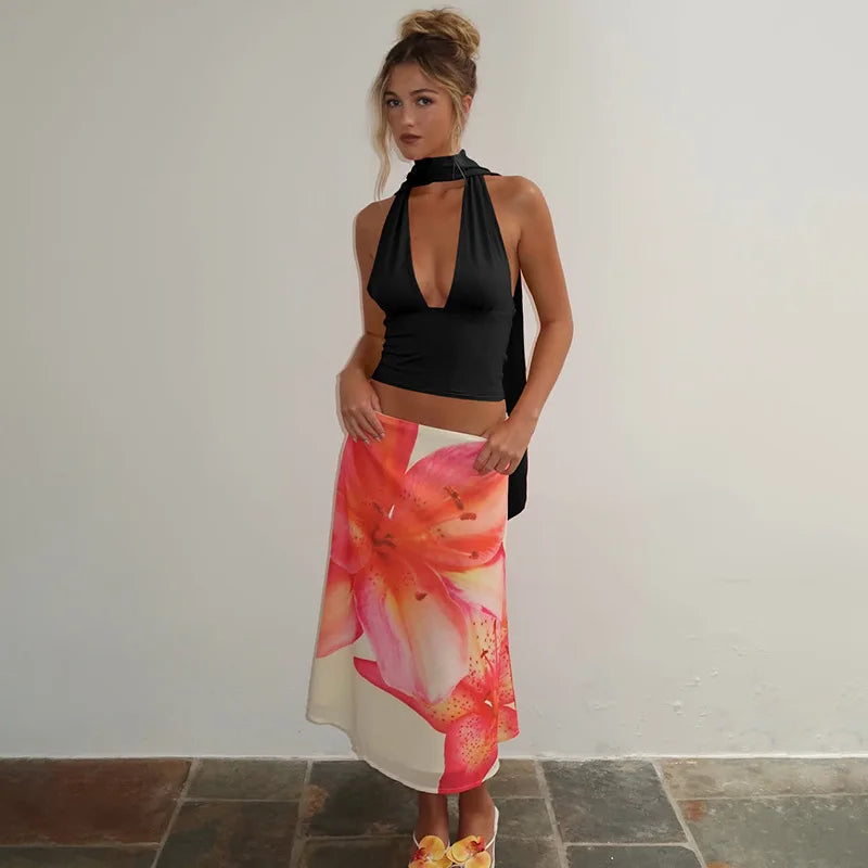 Riviera Wrap Halter Top