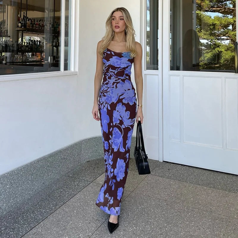 Mirage Mesh Maxi Dress